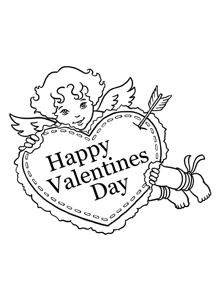 Coloring Pages Valentines Printable
 Free Printable Valentine Coloring Pages For Kids