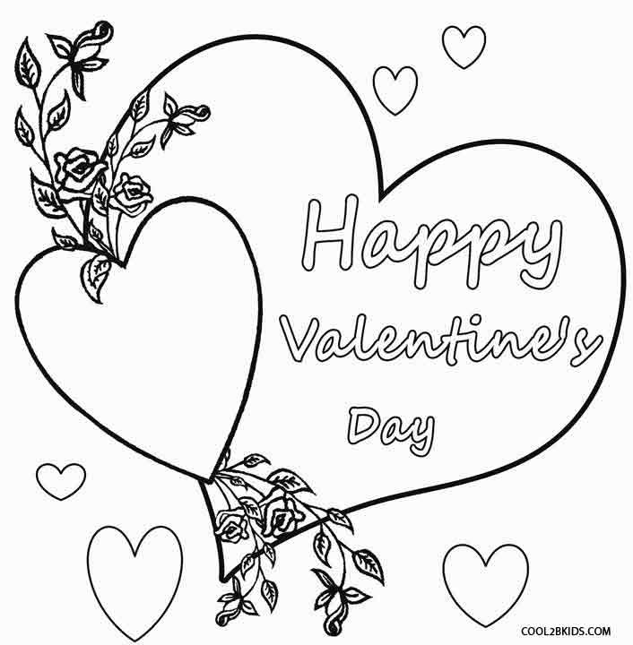 Coloring Pages Valentines Printable
 Printable Valentine Coloring Pages For Kids
