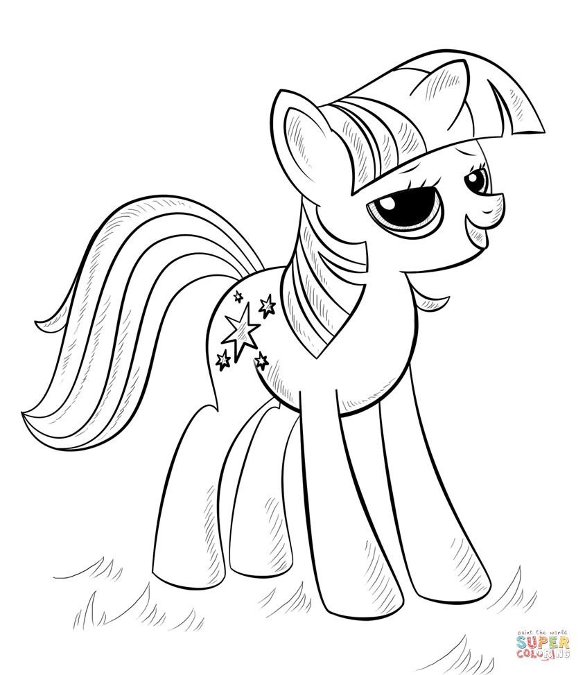 Coloring Sheets For Girls
 Princess Alicorn coloring page