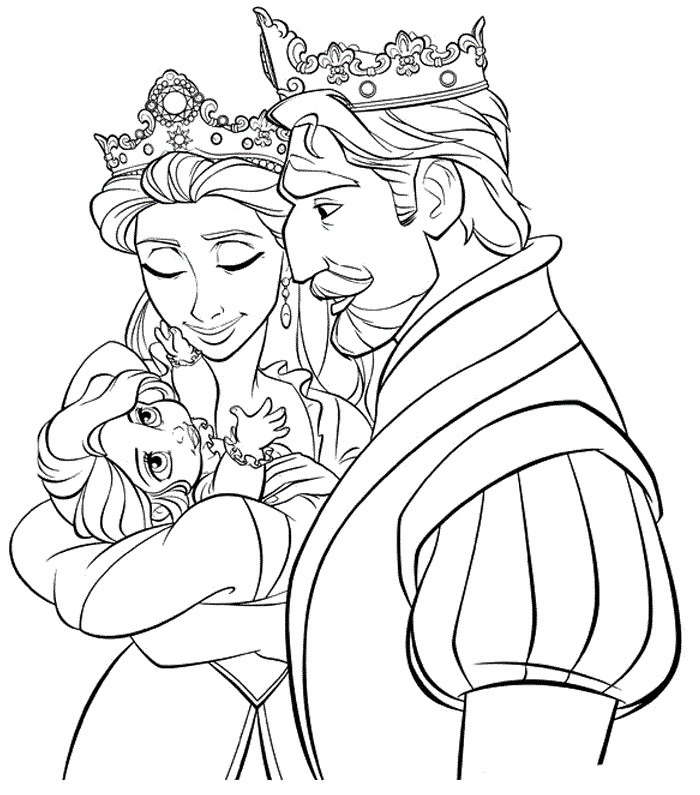 Coloring Sheets For Kids Com
 Free Printable Tangled Coloring Pages For Kids