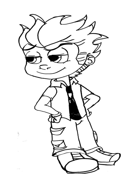 Coloring Sheets For Kids Com
 Kids Page Johnny Test Coloring Pages