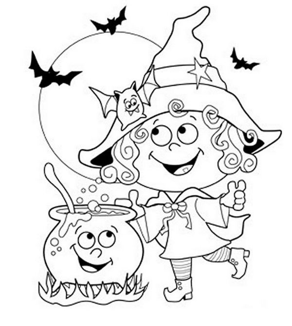 Coloring Sheets For Kids Halloween
 20 Fun Halloween Coloring Pages for Kids Hative