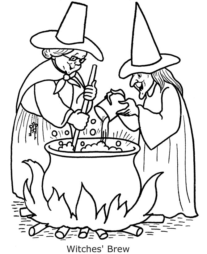 Coloring Sheets For Kids Halloween
 halloween coloring pages Free Scary Halloween Coloring