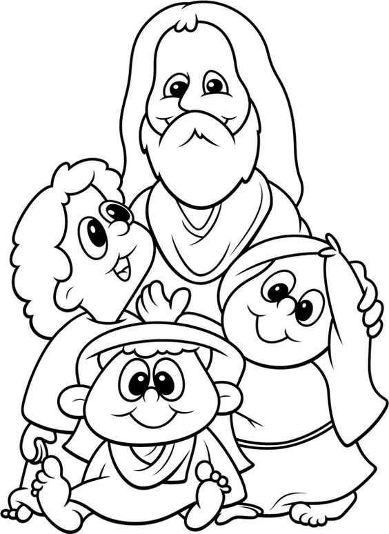 Coloring Sheets For Little Kids
 Jesus Loves The Little Children Coloring Page