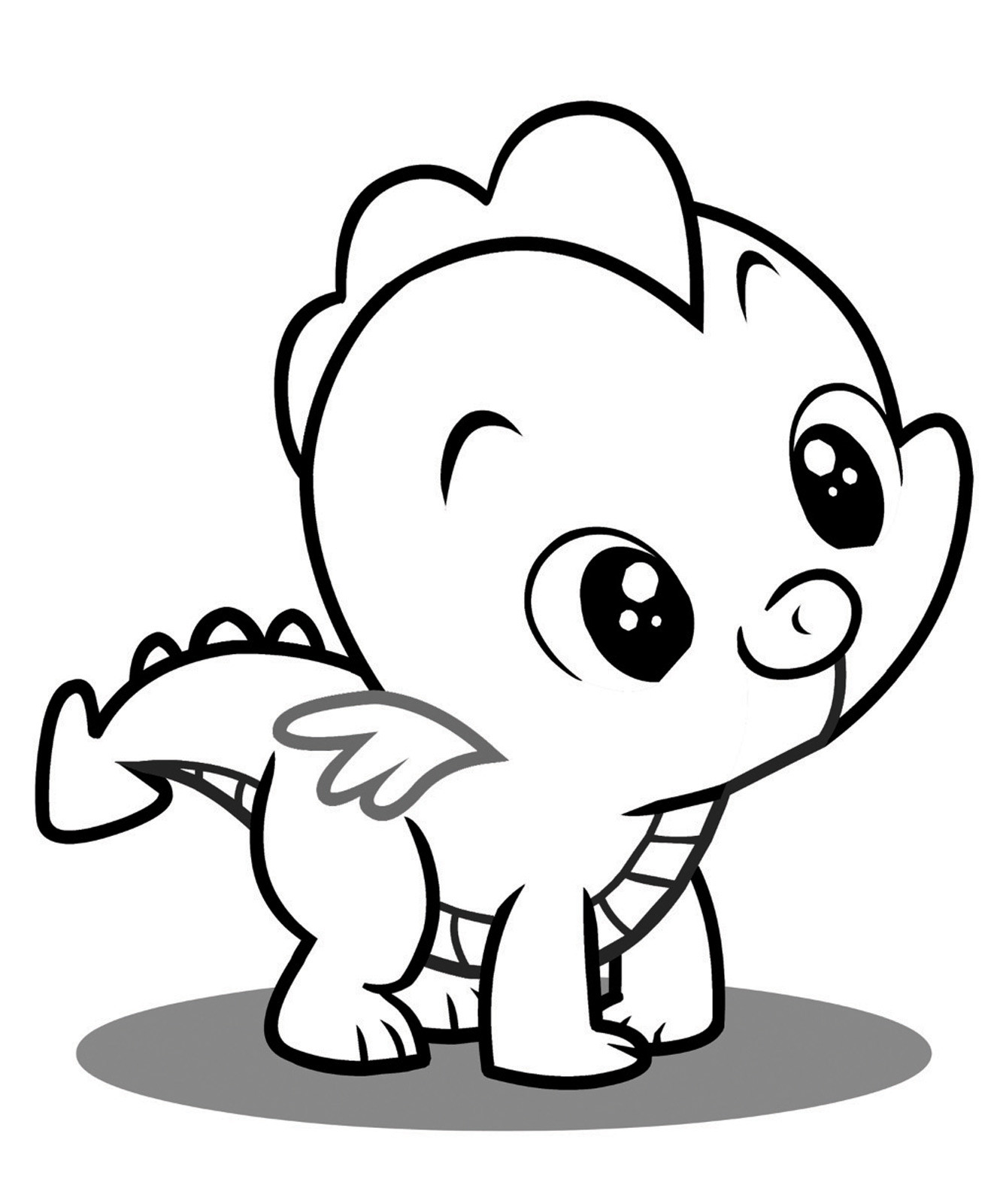 Coloring Sheets For Little Kids
 My Little Pony Spike Coloring Pages