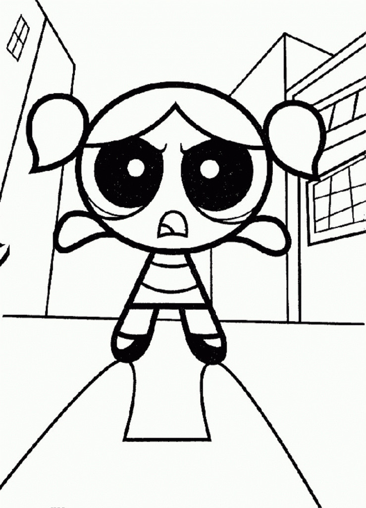 Coloring Sheets Of Girls
 Free Printable Powerpuff Girls Coloring Pages For Kids