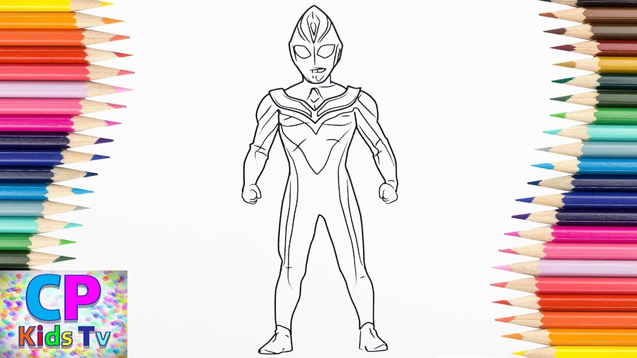 Coloring Videos For Kids
 Ultraman Dyna Coloring Pages for Kids How to Color
