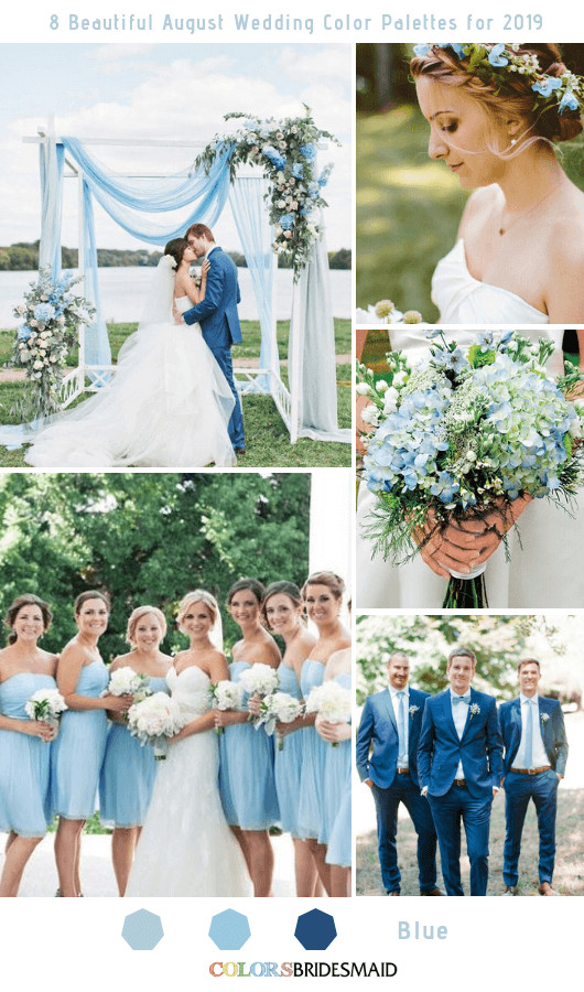 Colors For August Wedding
 8 Beautiful August Wedding Color Palettes for 2019