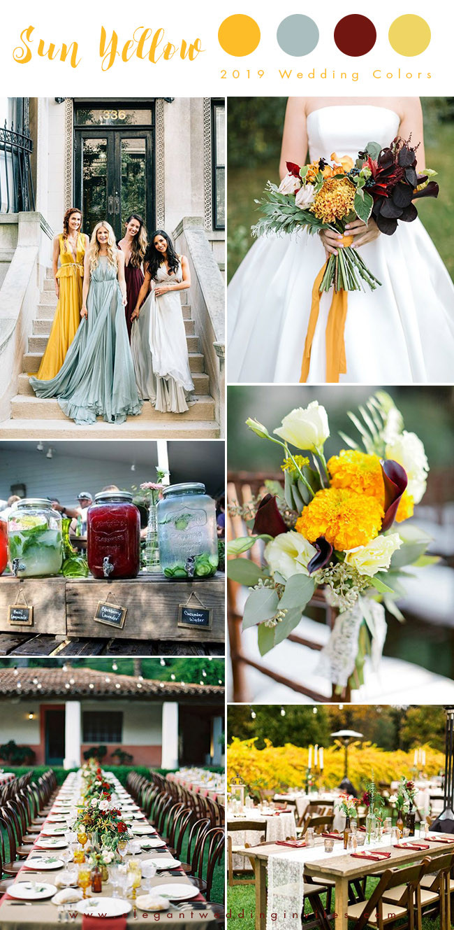 Colors For August Wedding
 Top 10 Wedding Color Trends We Expect to See in 2019