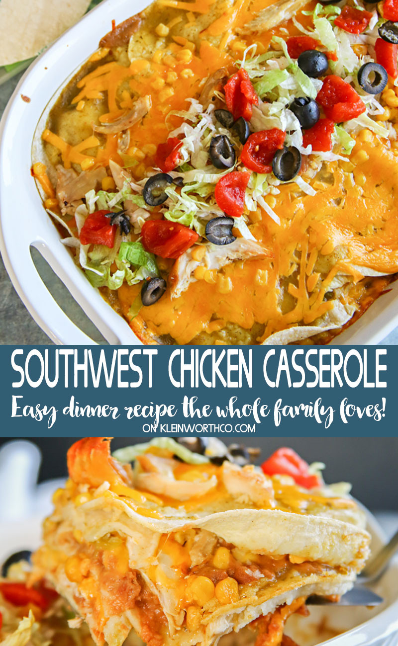 Company Chicken Casserole Recipe
 Southwest Chicken Casserole Kleinworth & Co