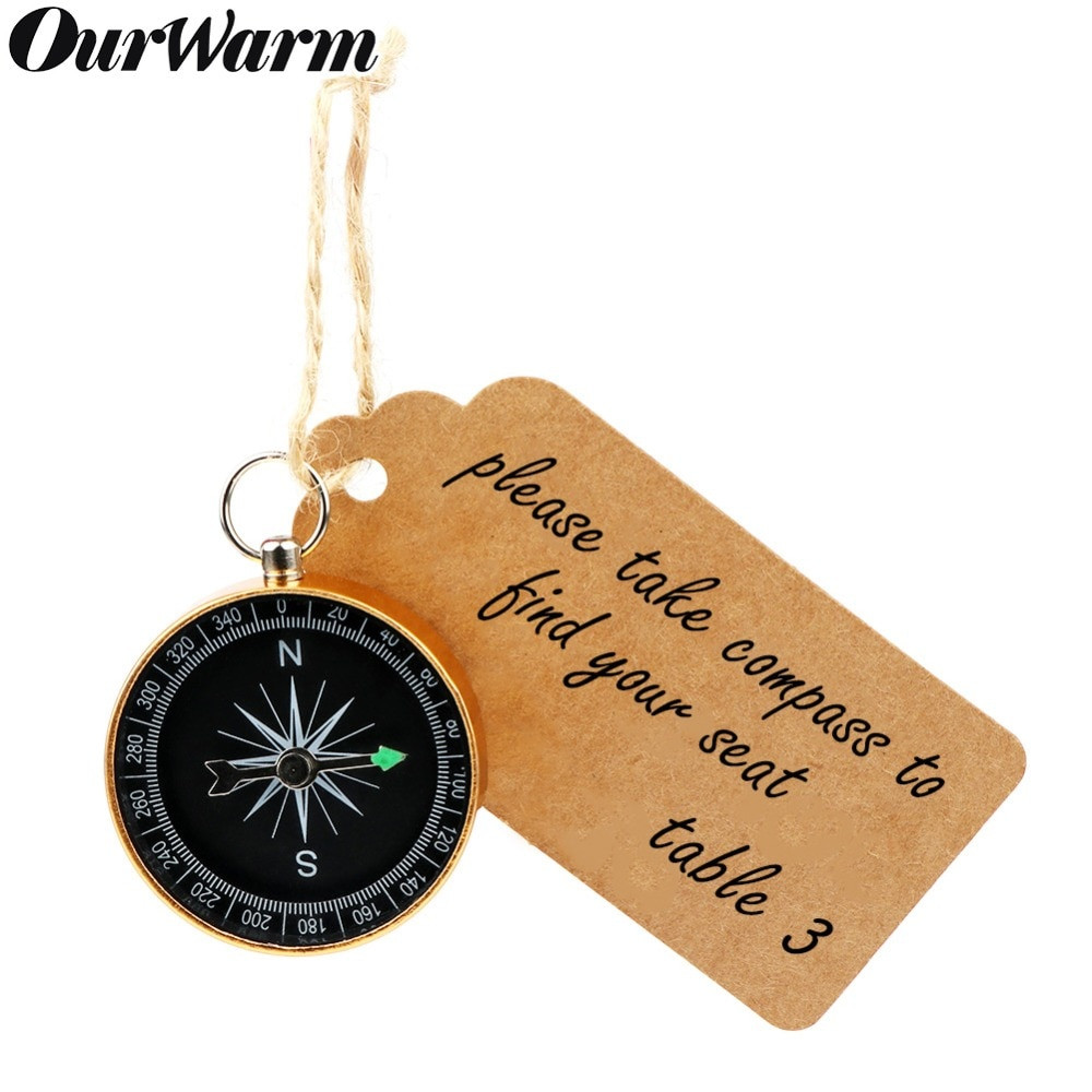 Compass Wedding Favors
 OurWarm 20sets pass Tags Party Favors for Kids Birthday
