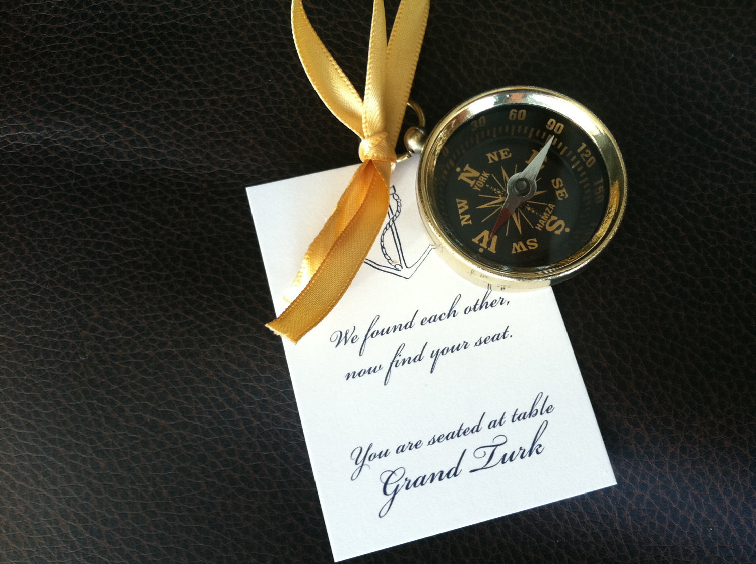 Compass Wedding Favors
 Small Pocket pass Wedding Favors Listing for by