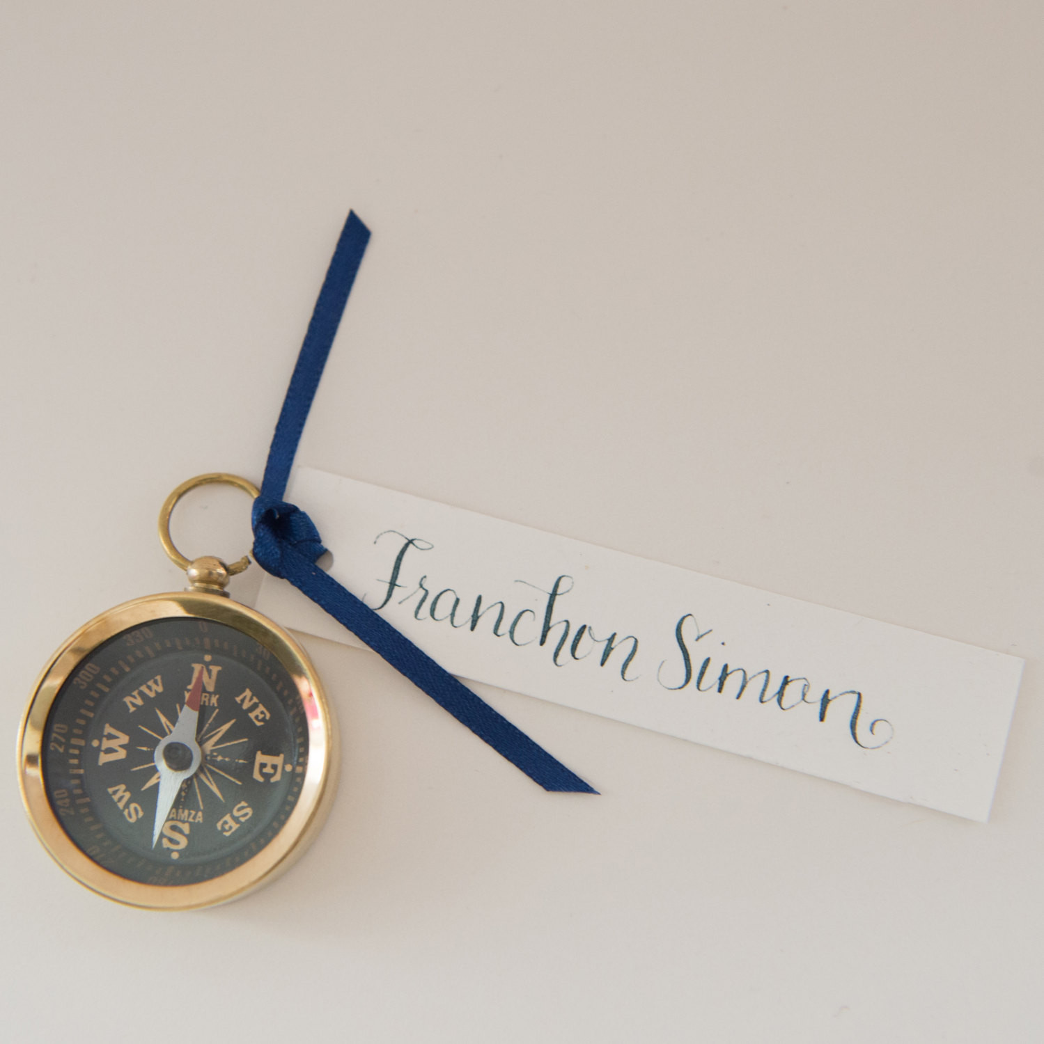 Compass Wedding Favors
 Small Pocket pass Wedding Favors Without by LHCalligraphy