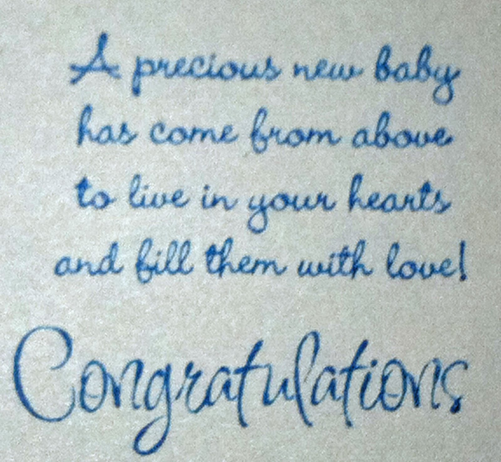 Congratulations Quotes Baby Boy
 Michelle s MBellishments Happy New Baby