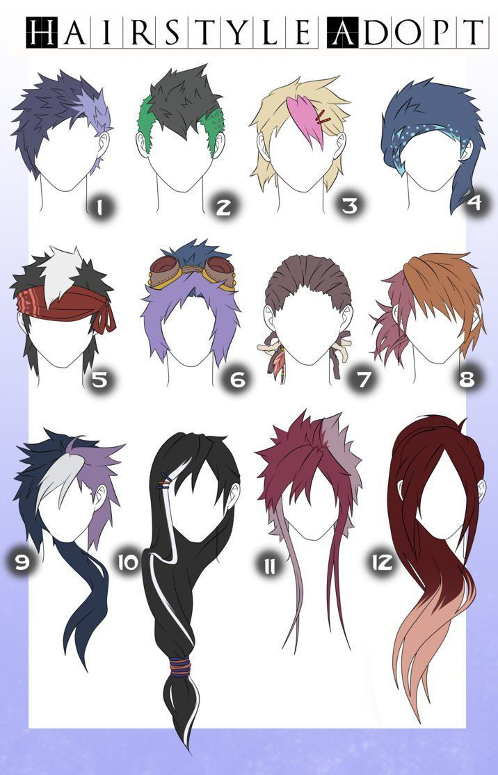 Cool Anime Hairstyles For Guys
 51 best Anime Hairstyles images on Pinterest