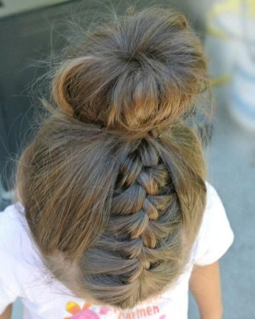 Cool Bun Hairstyles
 40 Cool Hairstyles for Little Girls on Any Occasion