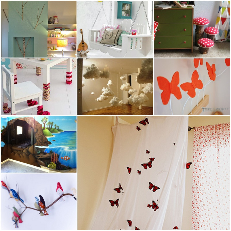 Cool DIY Decorations
 20 Cool DIY Ideas to Turn your Kids Bedroom Into Fairytale