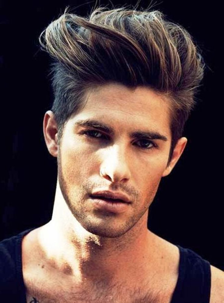 Cool Hairstyles For Mens Medium Hair
 Cool Brushed up Haircuts for Men 2015 trend
