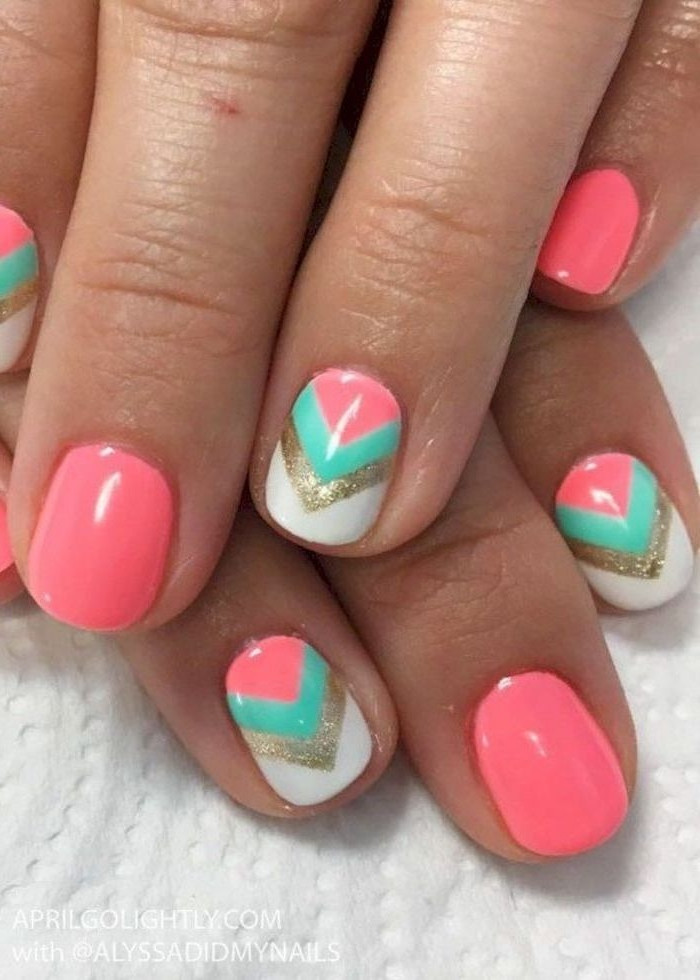 Cool Summer Nail Colors
 1001 ideas for cute nail designs you can rock this summer