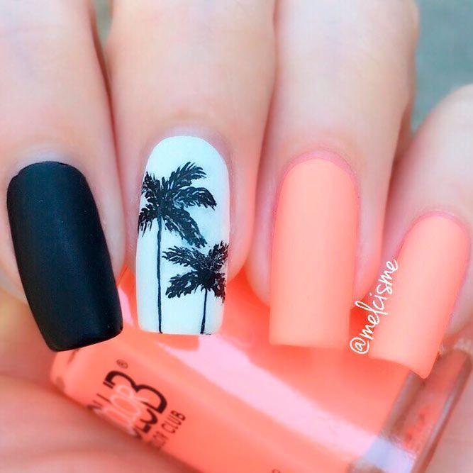 Cool Summer Nail Colors
 50 Cool Tropical Nails Designs For Summer