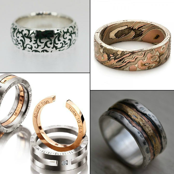 Coolest Wedding Rings
 20 Refreshingly Unique Wedding Rings for Men