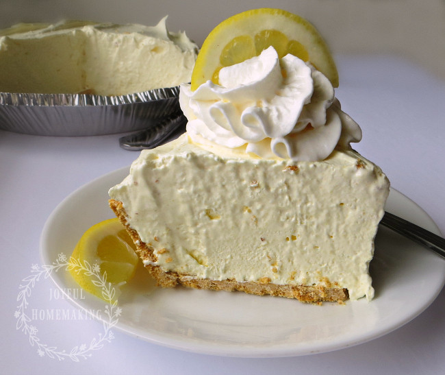 Coolwhip Pie Recipes
 3 Ingre nt Icebox Lemon Pie Joyful Homemaking
