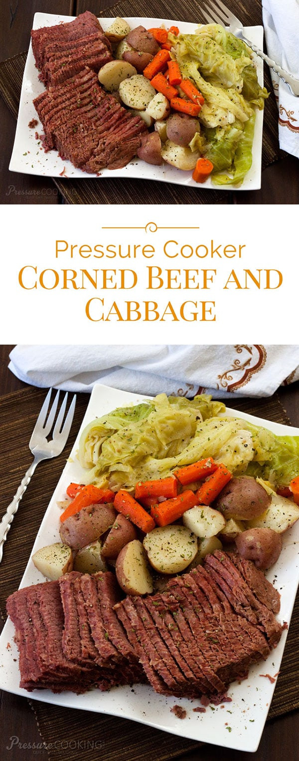 Corn Beef And Cabbage
 Pressure Cooker Corned Beef and Cabbage