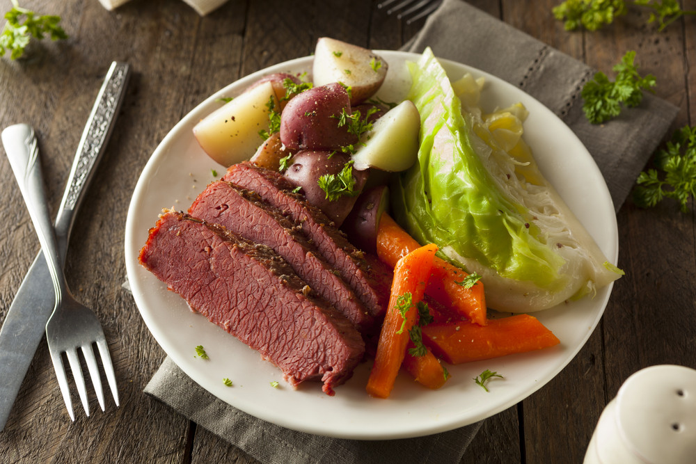 Corn Beef And Cabbage
 Corned Beef With Cabbage Potatoes and Carrots Delight