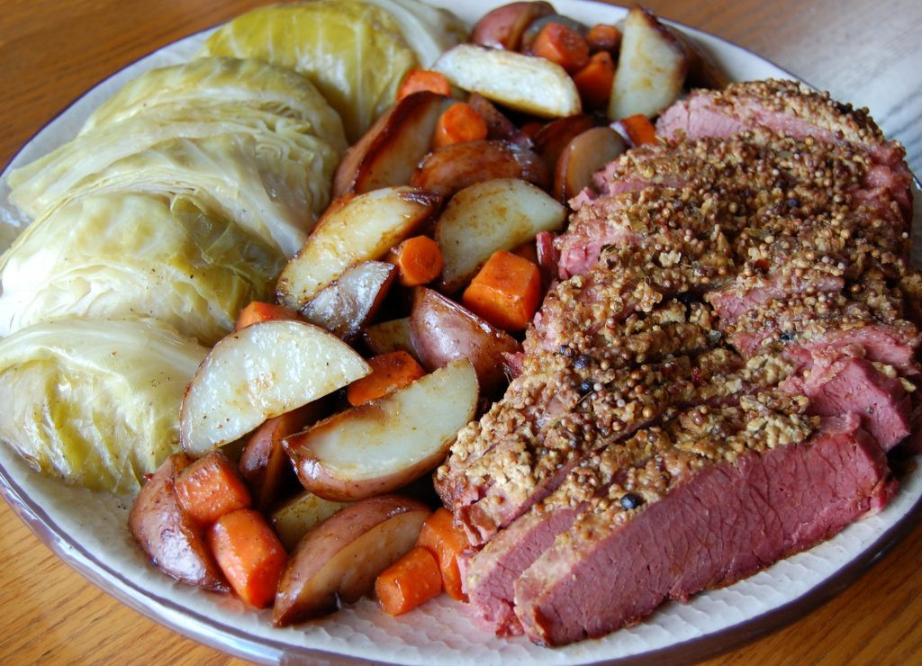 Corn Beef And Cabbage
 Oven Roasted Corned Beef and Cabbage