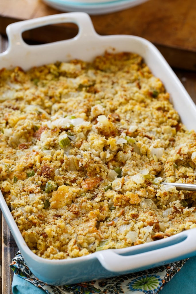 Cornbread Stuffing Recipes For Turkey
 Southern Cornbread Dressing Spicy Southern Kitchen
