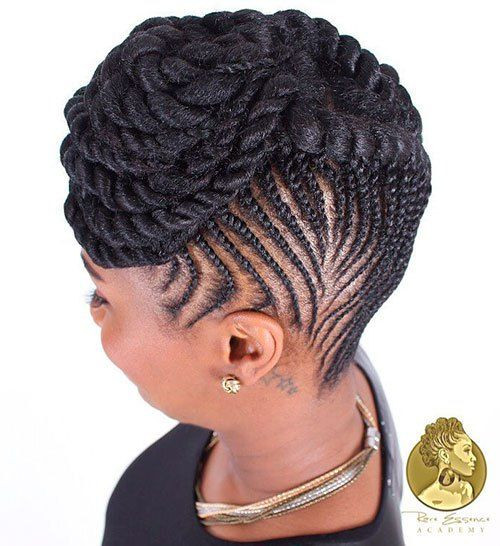 Cornrow Updos Hairstyles
 20 Hottest Flat Twist Hairstyles for This Year in 2019