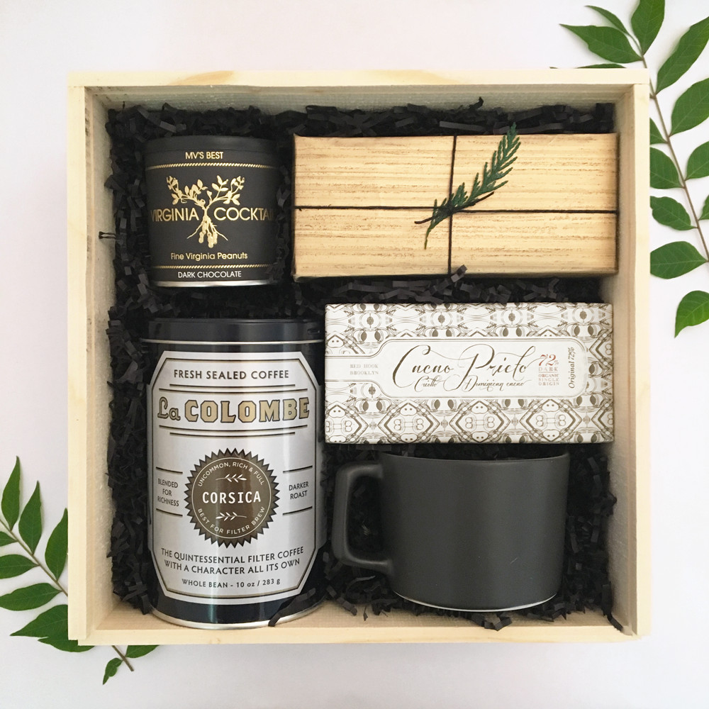 Corporate Holiday Gift Ideas For Clients
 Coffee and Sweets t box from Loved and Found Client or