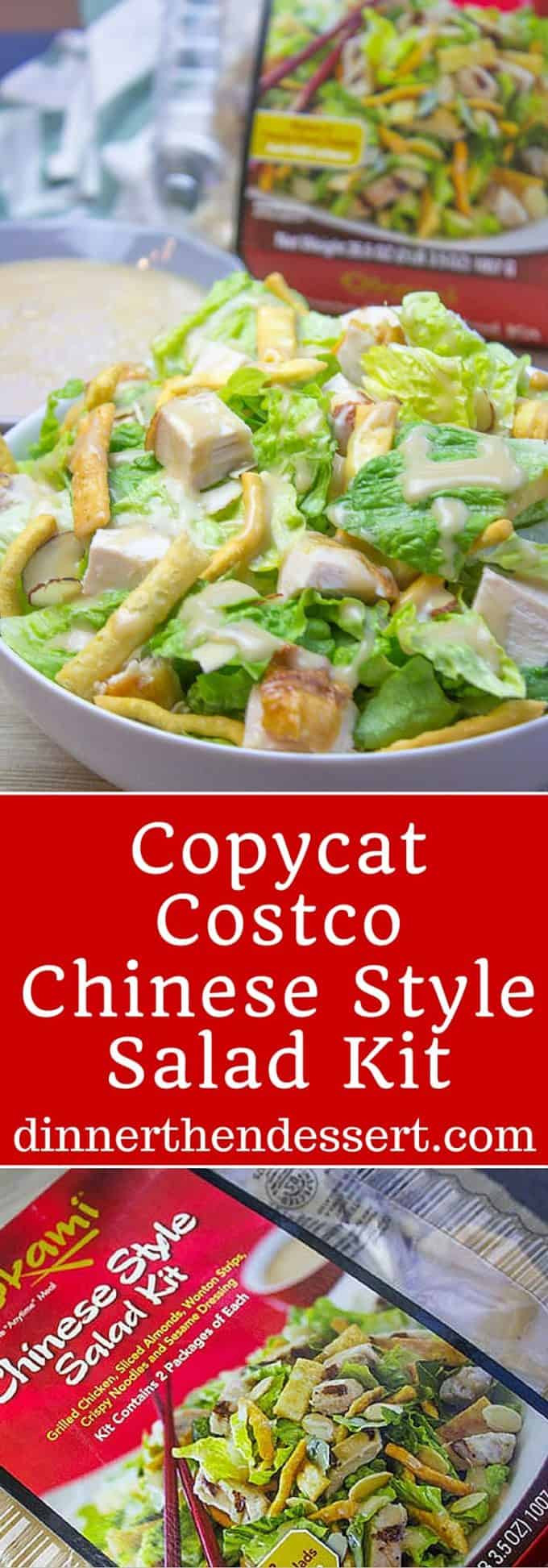 Costco Chicken Salad Nutrition
 Costco Chinese Style Salad Kit Copycat Dinner then