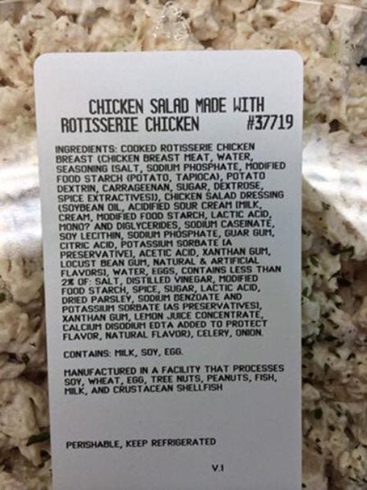 Costco Chicken Salad Nutrition
 Costco chicken salad pulled over concerns it makes people sick