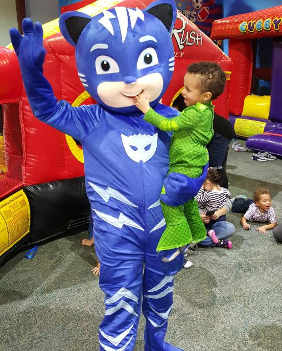 Costumed Characters For Kids Party
 This Cat Superhero is ready for action at your Houston
