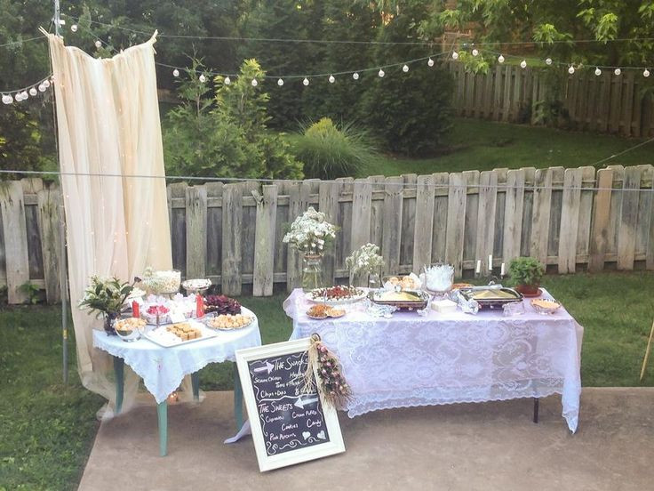 Country Chic Graduation Party Ideas
 shabby chic outdoor party