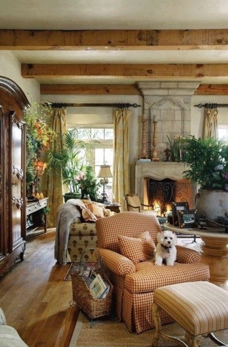 Country Living Room Colors
 25 Refined Provence Living Room Design Ideas