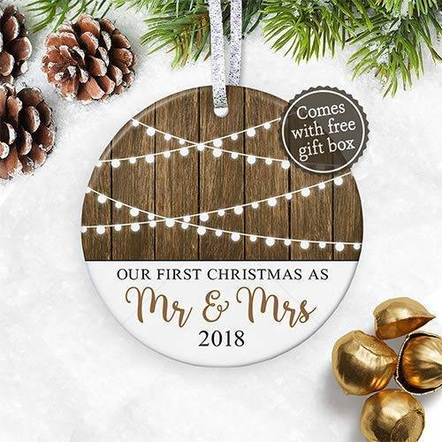 Couple'S First Christmas Gift Ideas
 Amazon First Christmas as Mr & Mrs Ornament 2018