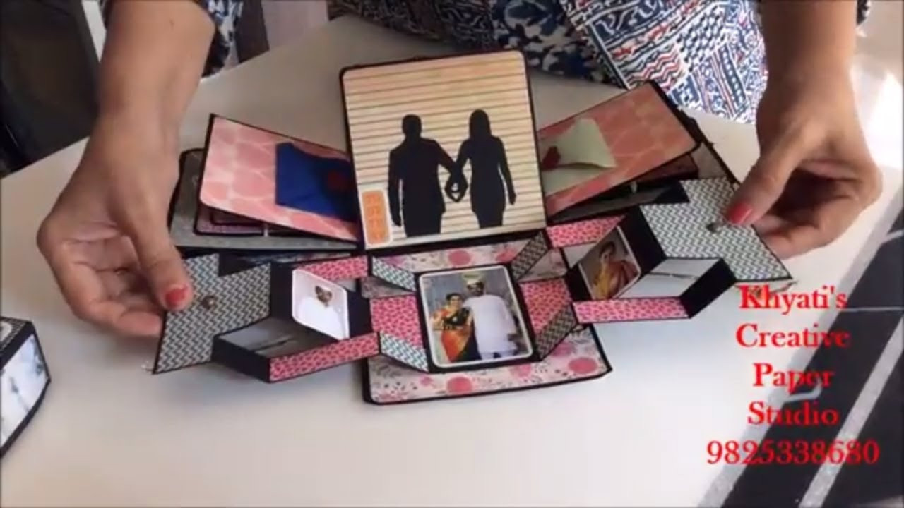 Couple'S First Christmas Gift Ideas
 Cutest Anniversary t idea Romantic Explosion box