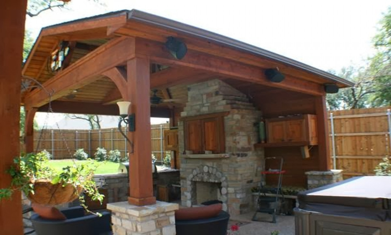 Covered Outdoor Kitchen Structures
 Patio structures ideas covered outdoor kitchens and