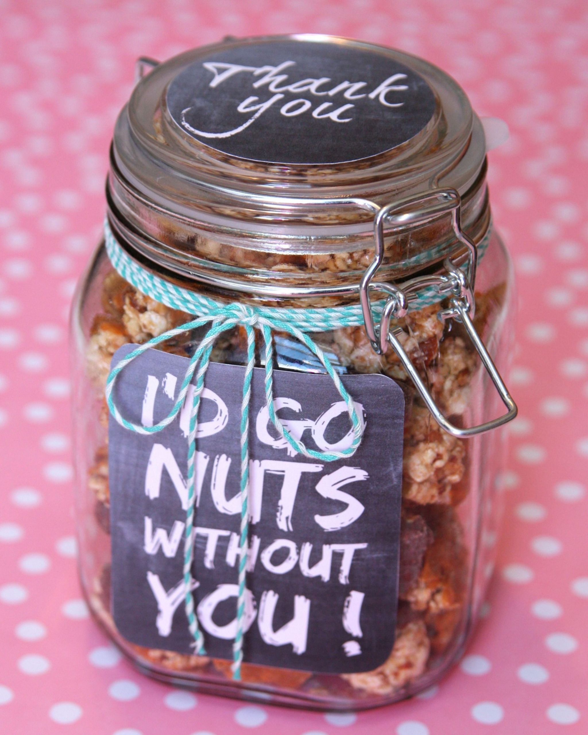 Coworker Thank You Gift Ideas
 Thank You Gift in a Jar Gift Ideas