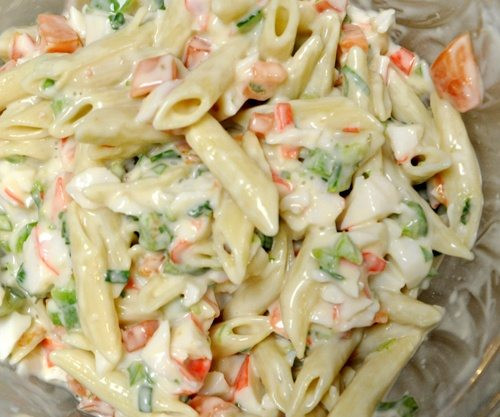 Crab And Shrimp Pasta Salad
 Seafood Pasta Salad GOODEness Gracious