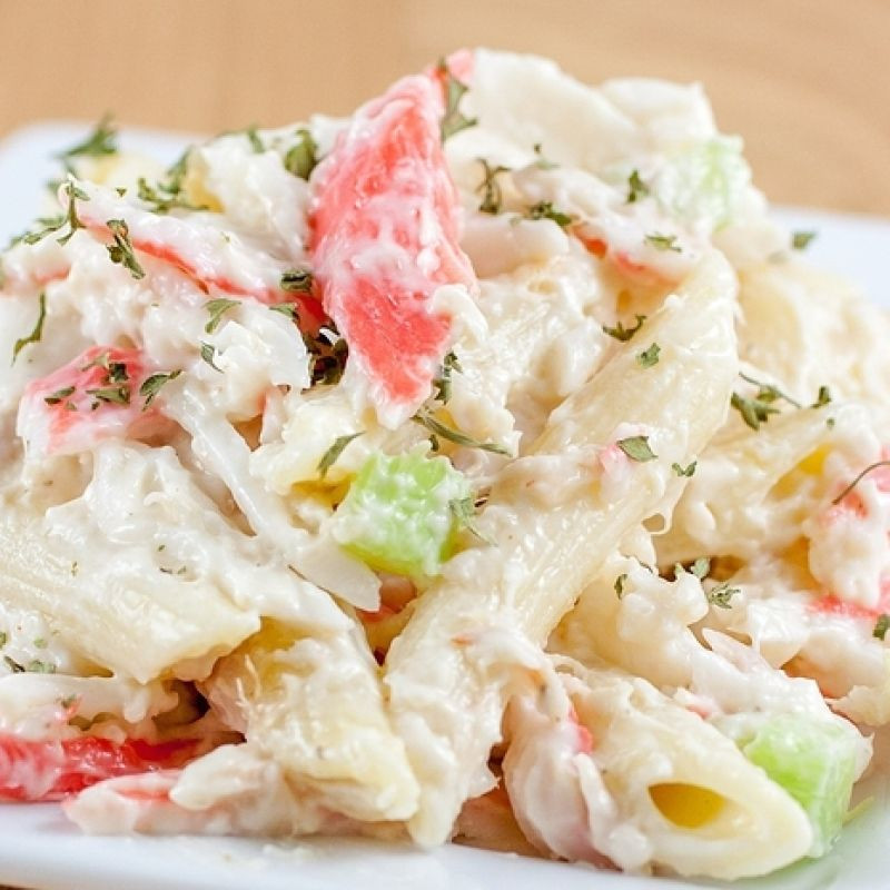 Crab And Shrimp Pasta Salad
 By The Bay Cold And Creamy Crab Salad Recipe