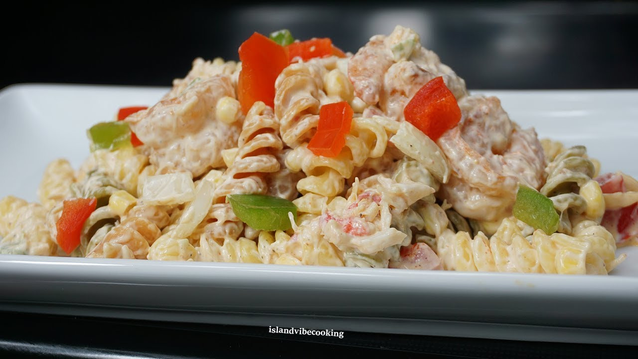 Crab And Shrimp Pasta Salad
 CRAB AND SHRIMP PASTA SALAD SEAFOOD PASTA SALAD RECIPE