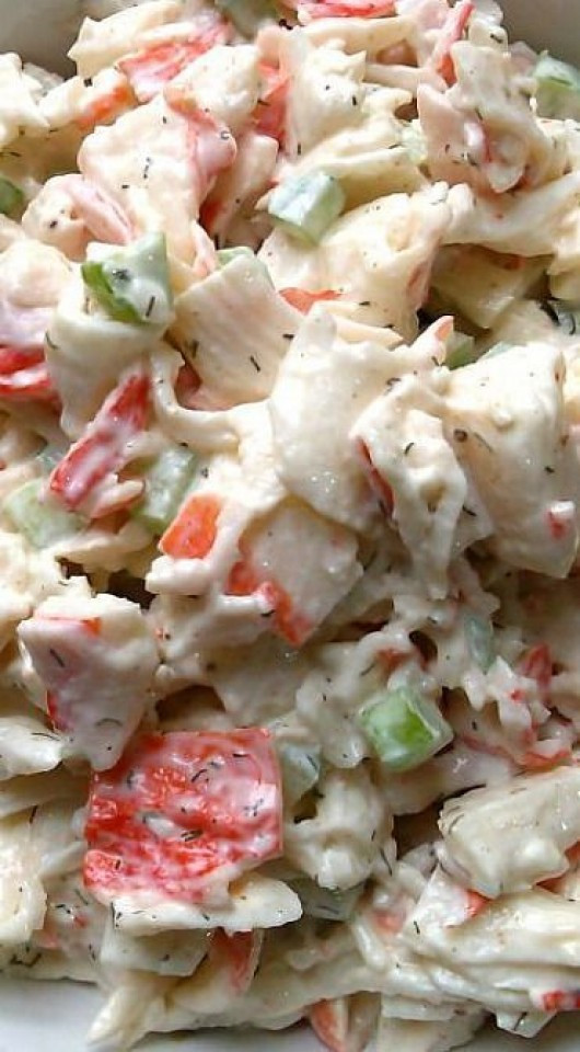 Crab And Shrimp Pasta Salad
 Simple Crab Salad Recipe — Dishmaps