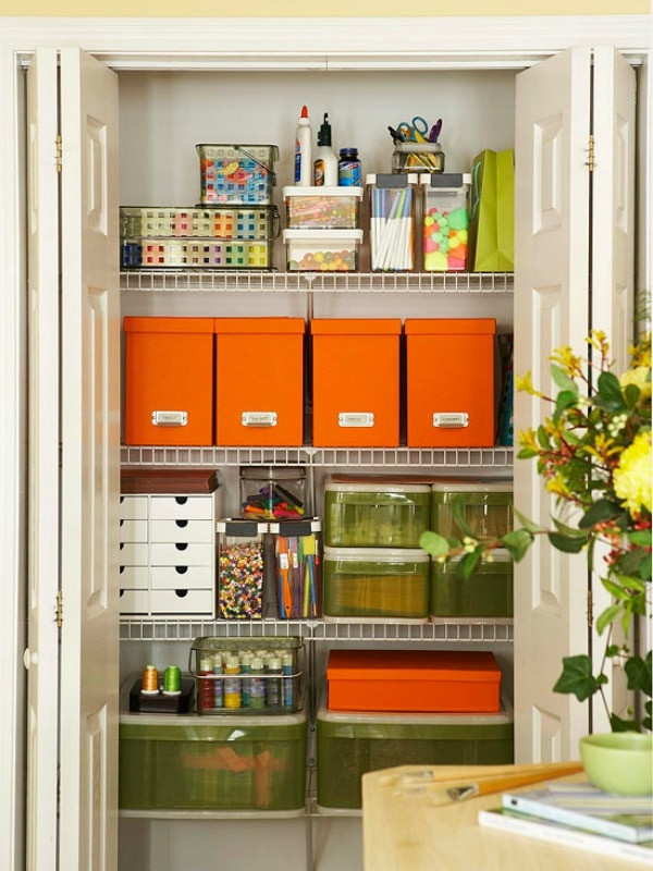 Craft Closet Organization Ideas
 15 Creative Closet Organizing & Storage For Your Home