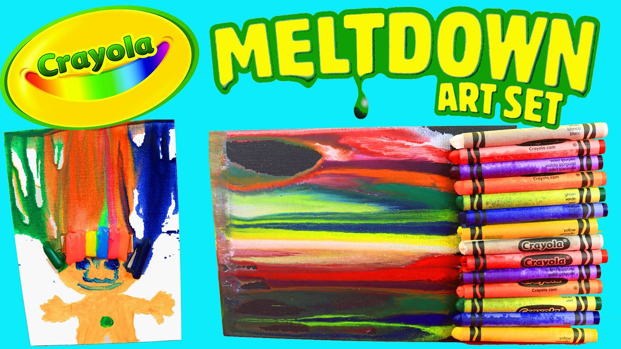 Craft Sets For Kids
 Crayola Meltdown Art Set Toy Review DIY Crafts for Kids