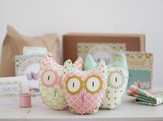 Crafting Kits For Adults
 Three Hooting Owls A Simple DIY Sewing Craft by