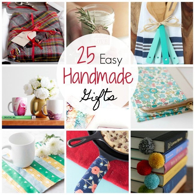 Crafty Gift Ideas
 25 Quick and Easy Homemade Gift Ideas Crazy Little Projects