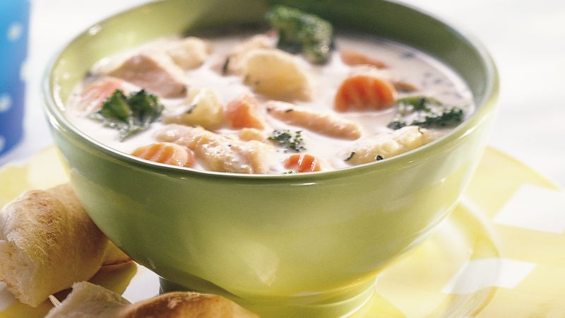 Creamy Chicken And Vegetable Soup
 Creamy Chicken Ve able Soup Recipe Pillsbury